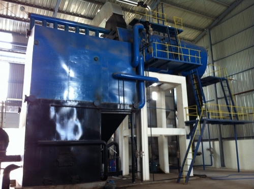 Fluidized bed boiler