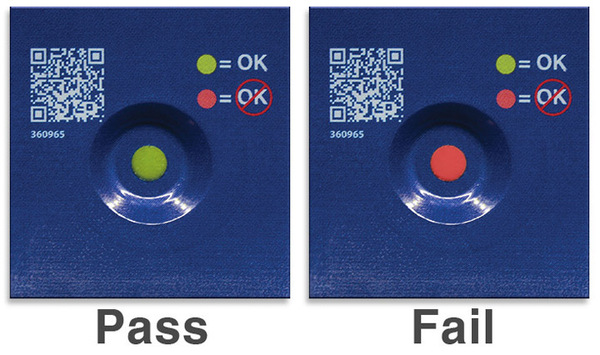 TempDot Freeze temperature indicator