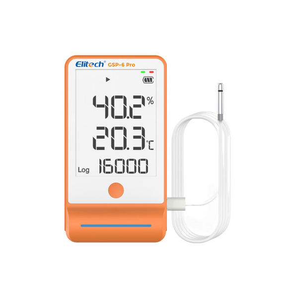 GSP-6 PRO temperature and humidity data logger