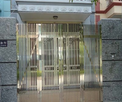 Stainless steel door