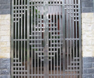 Stainless steel door