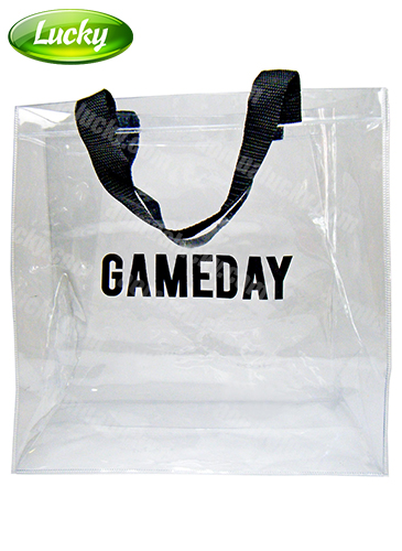 Transparent plastic bag