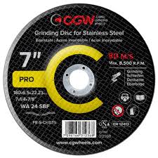 Stainless steel grinding wheel