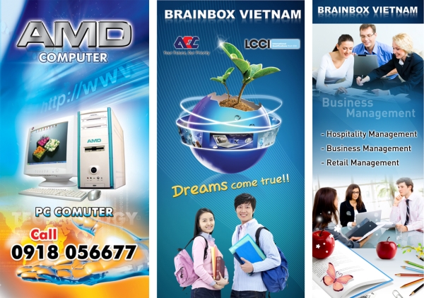 Advertising poster printing service