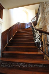 Wooden stairs