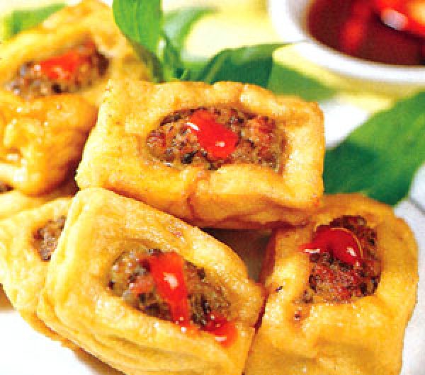 Pork Stuffed Tofu