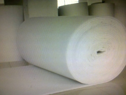 Fiberfill sheet for water filter, air filter, dust filter
