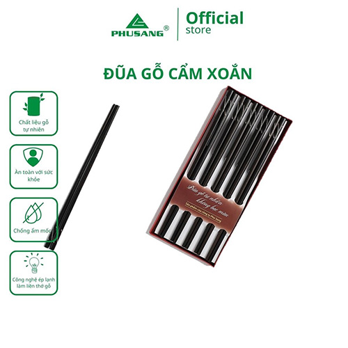 Twisted Rosewood Chopsticks