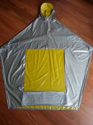 Bat-wing raincoat