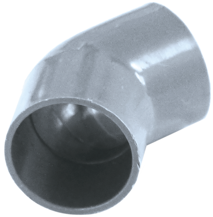 Obtuse angle pipe connector