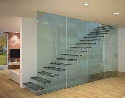 Glass staircase