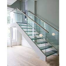 Glass staircase