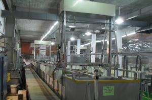 Automatic plastic plating system