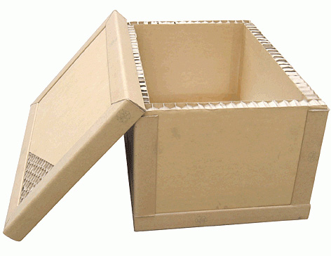 Honeycomb board box