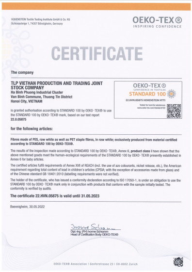 Certification