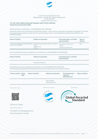 Certification