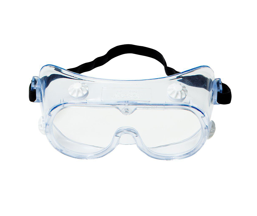 Chemical resistant goggles