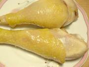 Boiled chicken drumstick