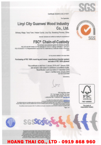 Certification