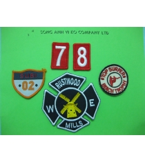 Embroidered logo
