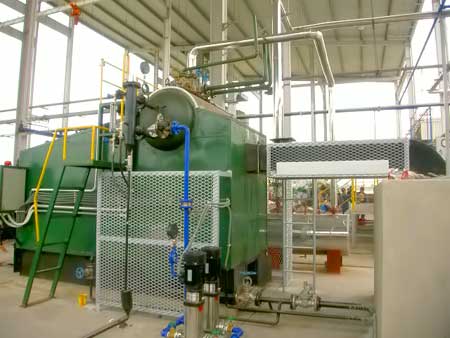 Fluidized bed boiler