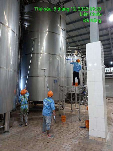 Periodic factory and building cleaning