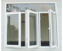 Aluminum and glass window