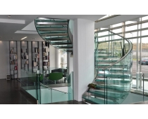 Glass stair