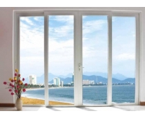 Aluminum and glass door