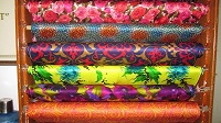 Printed satin