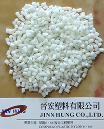 White glass fibre reinforced PA6