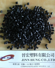 Black super-tough PA66