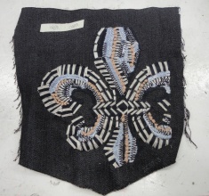 Sequin embroidery