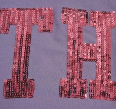 Sequin embroidery
