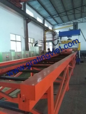 Steel grating welding machines