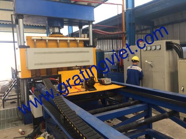 Steel grating welding machines