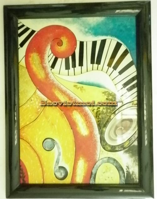 Lacquer painting