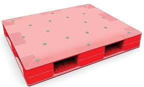 Two-side plastic pallet