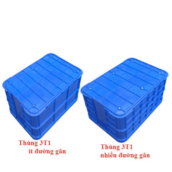 Solid plastic crate