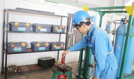 Compressed gas cylinder inspection