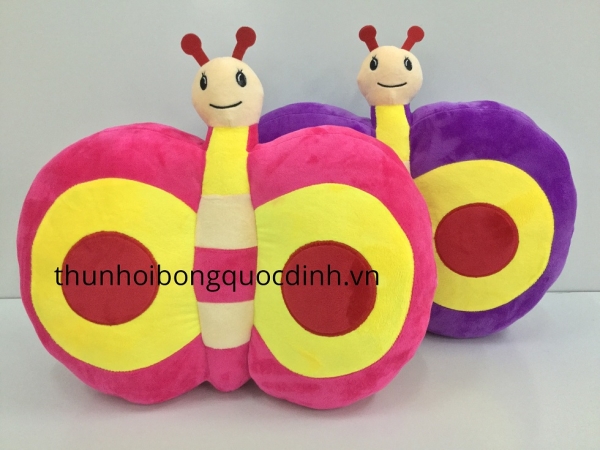 Butterfly plush pillow