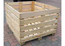 Wooden crate, wooden box
