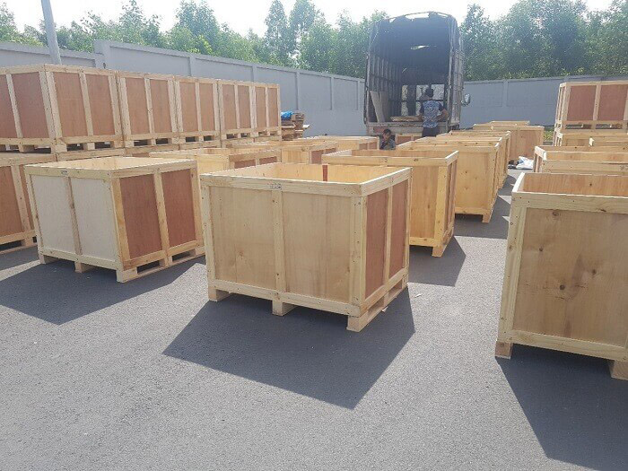 Wooden crate, wooden box