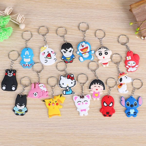 Rubber keychain