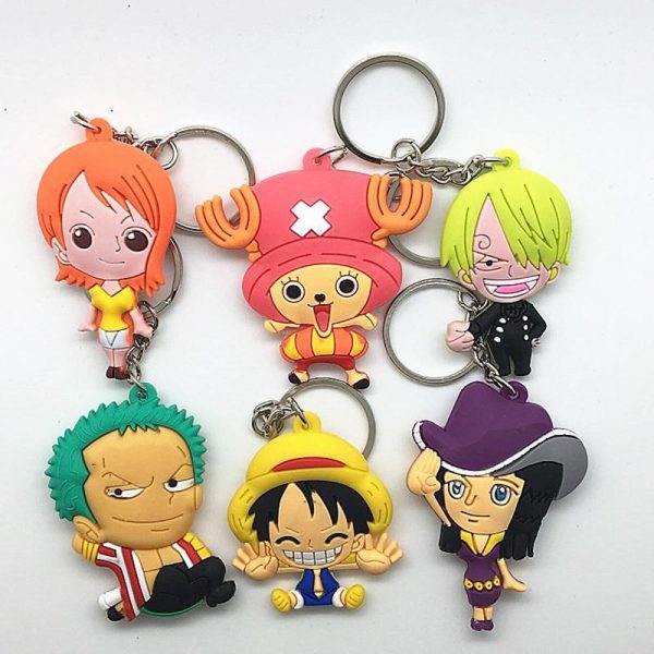 Rubber keychain