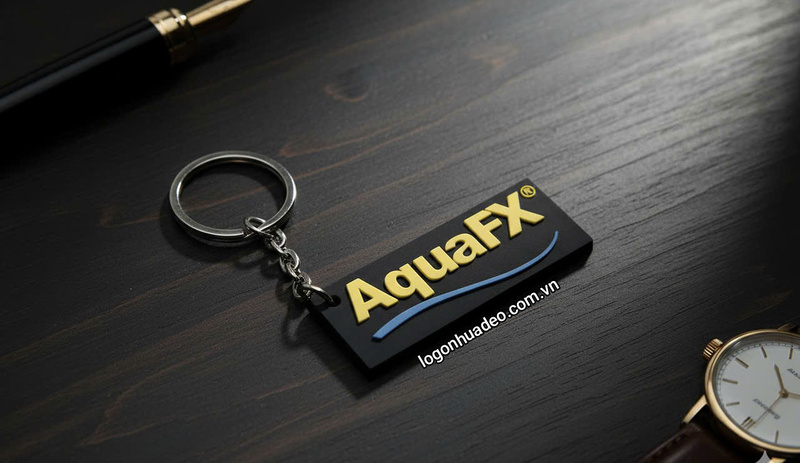 Rubber keychain