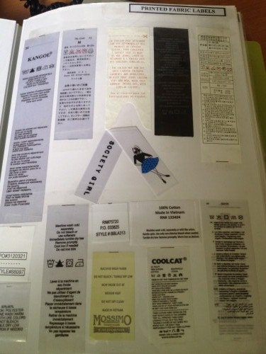 Garment label