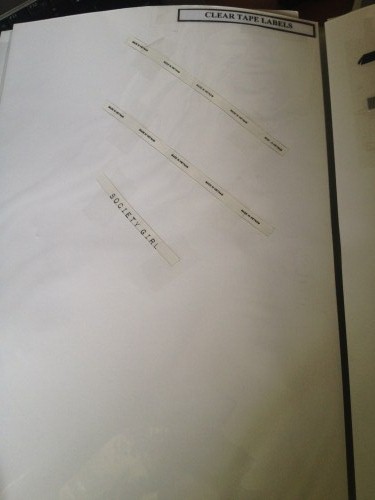 Garment label