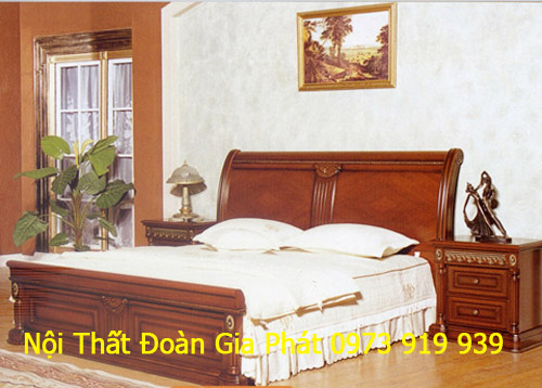 Wooden bed