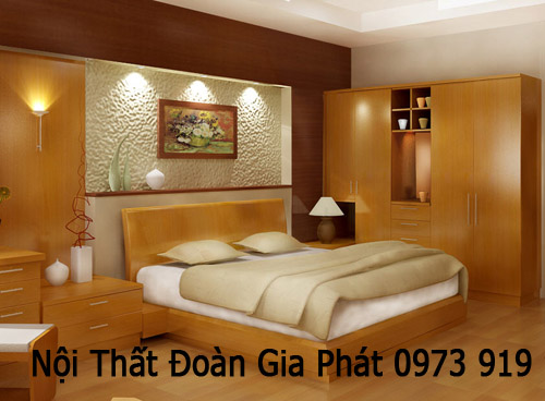 Wooden bed